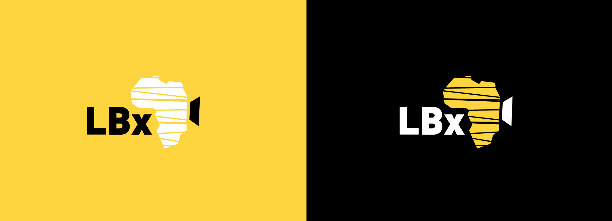 LBx Africa Logo Design yellow and black bg