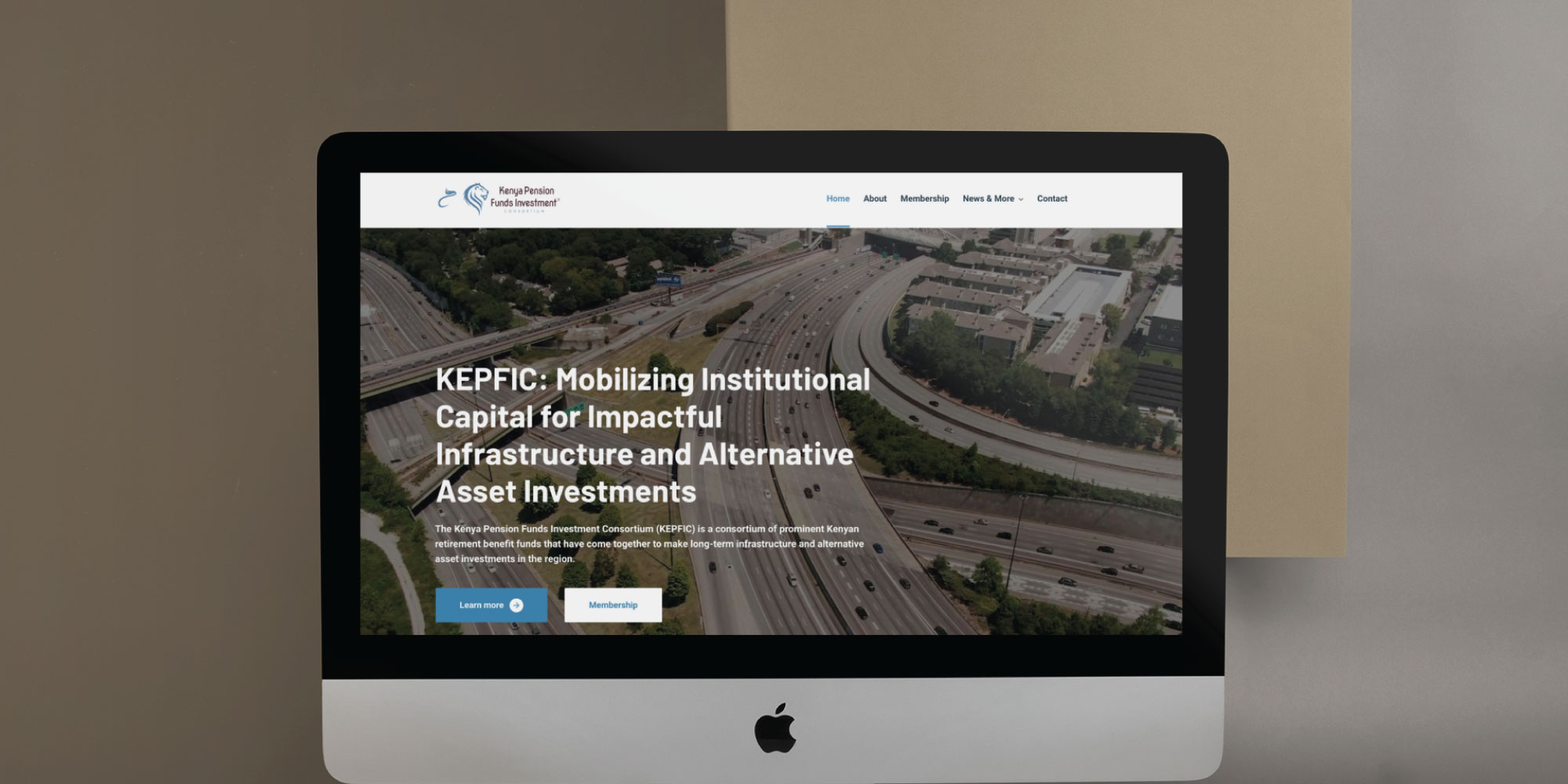 Kepfic website design section 1